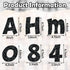 72 Pcs 4 Inch Glitter Bulletin Board Letters Chalkboard Classroom Letters Poster Cut Out Letters for Bulletin Boards with Adhesive Dot Alphabet 0-...