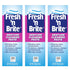 Fresh 'n Brite Denture Cleaning Paste For Dentures, Removable Partial Dentures, Retainers, Mouthguards, Nightguards, Fast Stain Removal, pack of 3...