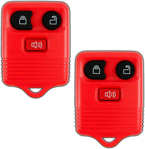 KeylessOption Key Fob Replacement for 2002 2003 2004 2005 2006 2007 2008 2009 2010 2011 2012 2013 2014 2015 2016 Ford F150 Explorer Ranger Mustang...