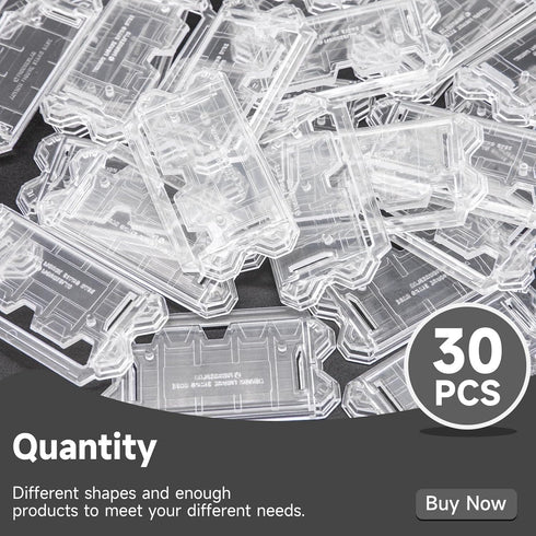 NC EBCO 30 Pieces Action Figure Display Stands Clear Doll Model Support Stand for 3 75 inch Action Figures … Transparent Action Figure Dispaly Sta...