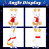 Cuteoy White Reindeer LED Musical Stuffed Animal Light-up Singing Plush Elf Adjustable Volume Lullaby Plushies Birthday Christmas Toy Gifts for Ki...