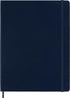 Moleskine Classic Notebook, Hard Cover, XL (7.5" x 9.5") Ruled/Lined, Sapphire Blue, 192 Pages...
