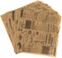 DOITOOL Parchment Paper Sheets 50 Sheets Wax Paper Sheets for Food, Greaseproof Newsprint Vintage Craft Paper Beautiful Baking Paper Grease BBQs f...