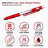pens, gift stylus pens for touch screens, Thank You a lot Motivational Messages, Ballpoint best gift 5 in 1,function light pens touch pen with, ph...