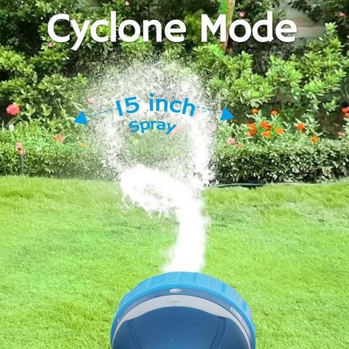 Airthereal Garden Hose Nozzle Sprayer with Patented Cyclone Mode, 8 Spray Patterns with Thumb Control for High-Pressure Garden, Lawn, Car, and Pet...