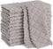 Homaxy 12 Pack Kitchen Dish Cloths (10 x 10 Inches, Grey), Super Soft and Absorbent Coral Velvet Dish Towels, Nonstick Oil Fast Drying Microfiber ...