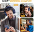 JH-923 Wireless Headphones Over Ear, 65H Playtime, 3EQ Sound Modes, Hi-Res Audio with Deep Bass Microphone,Foldable Lightweight Bluetooth Headphon...