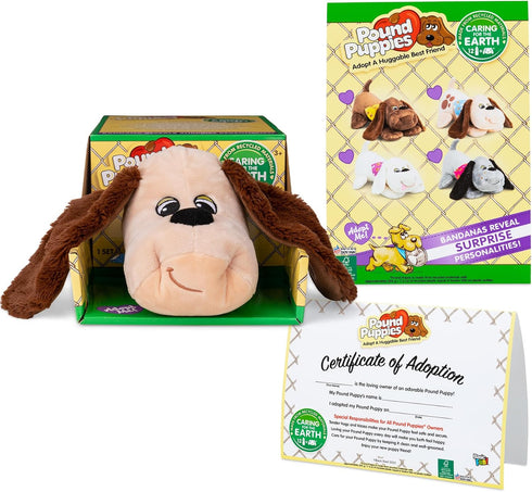 Pound Puppies Classic Plush - Sleepy - Tan, Eco Friendly...