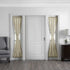 Elrene Home Fashions Colette Faux-Silk Side Door Window Panel, 28 in x 72 in (Side Door Panel), Ivory...