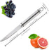 2PCS Grapefruit Knife, Curved Serrated Grapefruit Knife, Stainless Steel Kiwi Knife, Great for Grapefruit, Orange, Lemon, Kiwi, Easy to Hang, Dish...