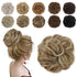 HMD Messy Bun Hair Piece Wavy Curly Scrunchies for Women Hair Bun Hair Piece with Elastic Band Scrunchies Stretchy Fluffy Chignon Ponytail Hairpie...