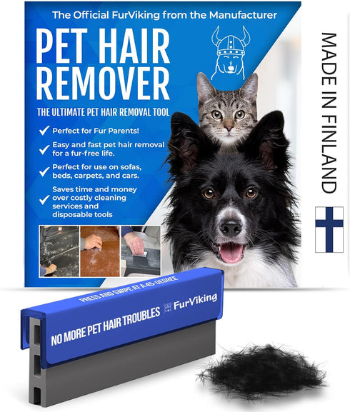 Pet Hair Remover - Dog Fur Remover Tool - Light & Compact Cat Hair Remover, Dog Hair Remover for Car, Couch - Carpet Pet Hair Removal Tool - Pet H...