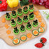 NEW LIVE 35 Pack Cookie Cutters Vegetable Fruit Cutter Shapes Stamps Mold Mini Cookie Cutters...