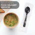 Party Essentials Individually Wrapped Black Plastic Utensil Sets/Heavy Duty Flatware Packs, Soup Spoon, 100 Sets...