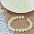 200 Pcs Luminous Solar Stone Beads Shiny Stone Glow in The Dark Glowing Loose Bead Round 8mm Blue Green Mixed with Hole for DIY Jewelry Making Bra...
