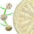 BB HOME, ZHONGER BHO Hand Weave Bamboo Paper Plate Holder 10in Set of 4 for Picnic Home Party and Daily Dinning...