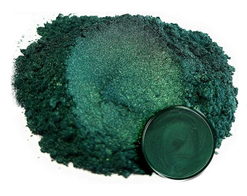 Mica Powder Pigment “Dark Ocean Green” (25g) Multipurpose DIY Arts and Crafts Additive | Acrylic, Woodworking, Bath Bombs, Resin, Epoxy, Soap, Fis...