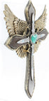 LL Home 12498 Blue Heart Layered Cross Wings...