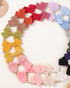 jollybows 20pcs Baby Girls Nylon Hair Bows Headbands Linen Hair Bands Elastic Hair Accessories for Kids Infants Newborn...
