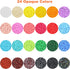 KERGAEN Total 16800pcs Size 3mm Seed Beads for Jewelry Making,8/0 Tiny Seed Beads Craft Beading Kit Set,260pcs Letter Alphabet Beads with Elastic ...
