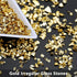 Irregular Crushed Glass Chips Sprinkles, 100g Metallic Chunky Glitter Stones for Nail Art, Resin Mold Filler, DIY Crafts, Vase Filler, Jewelry Mak...