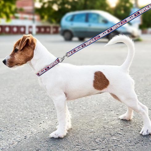 NFL PET Leash Buffalo Bills Dog Leash, Medium Football Team Leash for Dogs & Cats. A Shiny & Colorful Cat Leash & Dog Leash Licensed by The NFL...