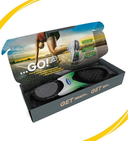 Dr. Scholl's Performance Sized to Fit Running Insoles for Men & Women // Help Prevent Plantar Fasciitis, Shin Splints and Runner’s Knee...