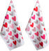 DII Valentine's Day Collection Kitchen, Dishtowel Set, 18x28, Hearts Collage, 2 Piece...
