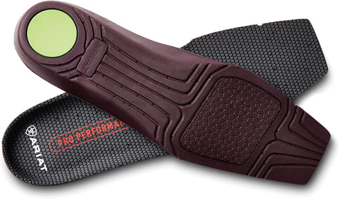 ARIAT Women's Pro Performance Insoles Wide Square Toe, Multicolored, 9 W...