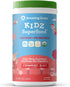 Amazing Grass Kidz Superfood: Vegan Protein & Probiotics for Kids with Beet Root Powder & 1/2 Cup of Leafy Greens, Strawberry Blast, 15 Servings...