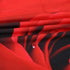 LIVILAN Red Shower Curtain for Bathroom Rose Shower Curtain Black and Red Shower Curtains Red Rose Shower Curtain with Hooks Black Floral Flower D...