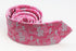 Elfeves Men's Women Boys Pink White Small Designer Jacquard Silk Tie Formal Self Necktie...