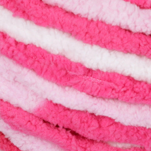 Bernat Blanket Brights Yarn, 5.3 oz, Gauge 6 Super Bulky Chunky, Raspberry Ribbon Varg......