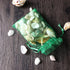 100 Count Organza Drawstring Gifts Bags for Jewelry,Earring,Crystal, 5x7 Inch Sheer Fabric Mesh Green Travel Decorative Pouch for Baby Shower,Chri...