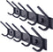 WEBI Coat Rack Wall Mounted,5 Coat Hooks for Hanging Coats,Heavy Duty Metal Double Hook Rack Hook Rail Coat Hanger Wall Mount for Clothes Entryway...