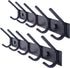 WEBI Coat Rack Wall Mounted,5 Coat Hooks for Hanging Coats,Heavy Duty Metal Double Hook Rack Hook Rail Coat Hanger Wall Mount for Clothes Entryway...