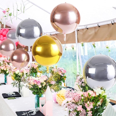 6pcs Big Gradient Green Foil Balloons 22 Inch 4D Metallic Gradient Green Yellow Balloons for St Patricks Day Decorations, Green Party, Mardi Gras ...