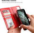 Bocasal for iPhone 11 Wallet Case with Card Holder PU Leather Magnetic Detachable Kickstand Shockproof Wrist Strap Removable Flip Cover for iPhone...