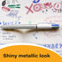 BIC 4 Color Shine Ball Pens Medium Points (1.0 mm) with Metallic Rose Gold, Silver and Gold Barrels - Pack of 3...
