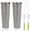2pcs Cold Brew Filter - Cold Brew Coffee Filter for 64oz Wide Mouth Mason Jar Cold Brew Coffee Maker Pitcher, 304 Stainless Steel Mesh Cold Brew S...