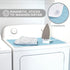 HOLDN’ STORAGE Ironing mat, Magnetic Laundry mat, 28.25” x 19”, Blue, Quilted, Washer and Dryer Countertop, Ironing pad...