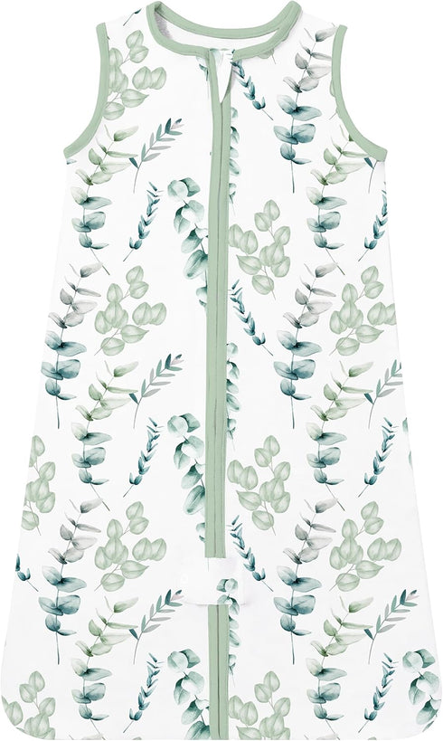 TotAha Toddler Sleep Sack 2T-3T-4T for Girl, 0.5 TOG Summer Light Sleeping Sacks, Soft Wearable Blanket Baby Sleep Bag with 2-way Zipper, GreenLea...