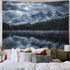 JAWO Landscape Tapestry Wall Hanging, Lake with Mountain Forest Landscape Wild Nature Scenic, Polyester Fabric Wall Tapestry for Home Living Room ...