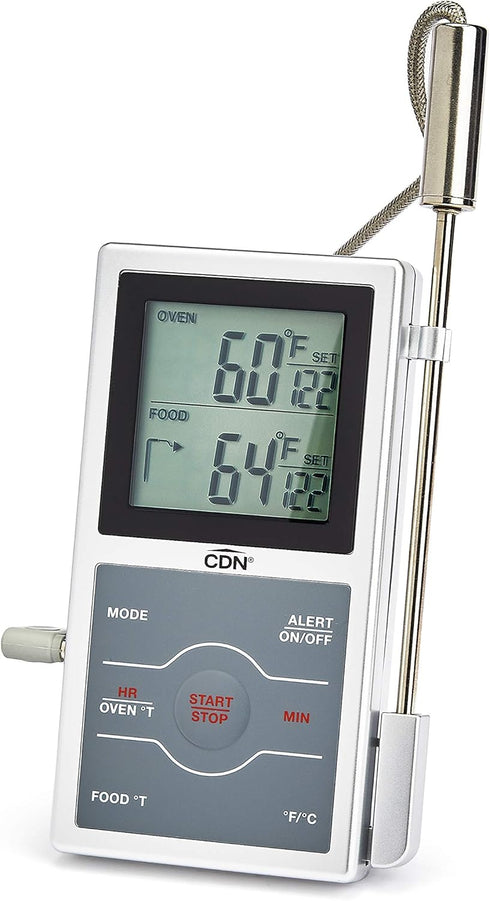 CDN Dual Sensing Programmable Probe Thermometer and Timer...