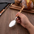 8-Piece Natural Bamboo Dinner Spoon Set, Stainless Steel Spoons with Bamboo Handle for Home Kitchen Restaurant, Mirror Polished Spoons With Bamboo...