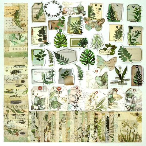 200 Pcs Vintage Ephemera Bundle Junk Journal Kit Scrapbook Supplies Paper Sticker Material Pack Scrapbooking Kit for Art Journaling Bullet Journal...