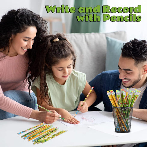 72 Pieces Farm Animal Pencils with Eraser, Assorted Pencils for Kids Cute Sheep Pig Pencils Novelty Fun Wooden Pencils for Students Reward Prize C...