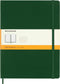 Moleskine Notebook, Extra Large, Ruled, Myrtle Green, Hard Cover (7.5 x 9.75)...