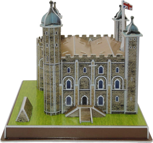 Creative 3D Puzzle Paper Model Tower of London DIY Fun & Educational Toys World Great Architecture Series, 36 Pcs...