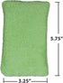 Double-Sided 2-in-1 Microfiber Sponge – Multipurpose Reusable Cleaning Scrubber for Kitchen and Bathroom, Dishwashing, Heavy-Duty Scouring...